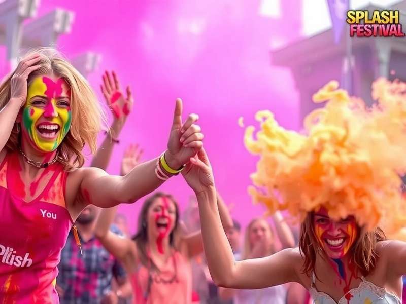 Holi Special Event in Color Splash Festival Color Splash Festival Holi Mode